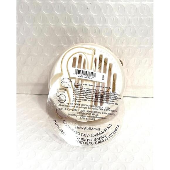 Bath & Body Works Fragrance Holder Car Vent & Visor Clip Butterfly (Pink/Gold) - Picture 3 of 3